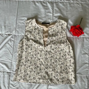 Jenni Kanye floral silk top